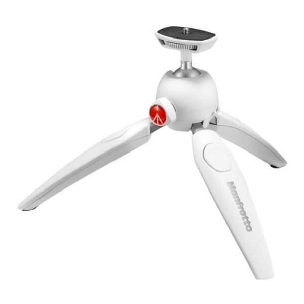 Manfrotto PIXI EVO 2-Section White Tripod - White