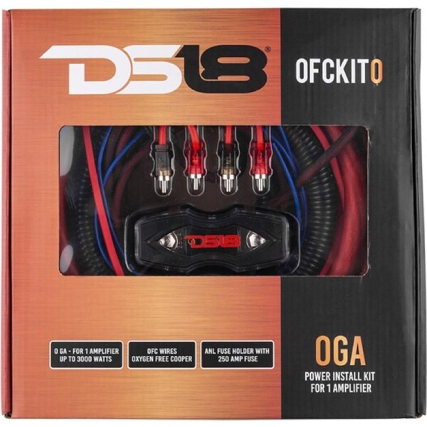 DS18 100% COPPER Advance 0 GA Installation Kit