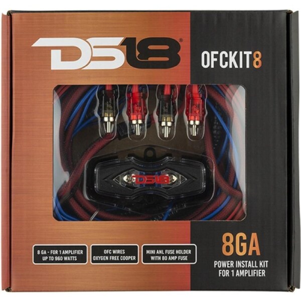 DS18 100% COPPER Advance 8-GA Installation Kit