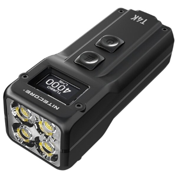 Nitecore T4K 4000 Lumen Keychain EDC Flashlight