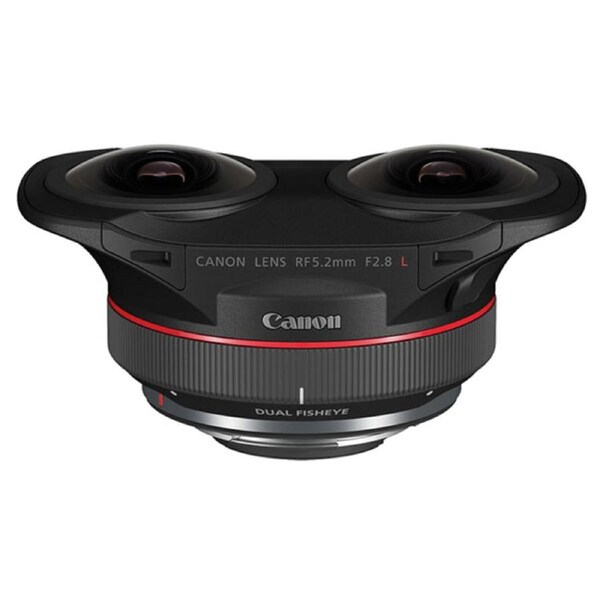 Canon RF 5.2mm F2.8 L Dual Fisheye 180 VR Lens