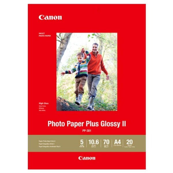 Canon PP301A4 265gsm Photo Paper Plus A4 - 20 Sheets
