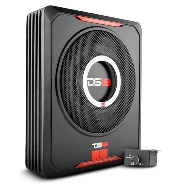DS18 SQ 8" 600W Under Seat Car Subwoofer