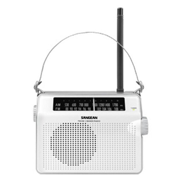 Sangean PR-D6 Compact AM/FM Radio - White
