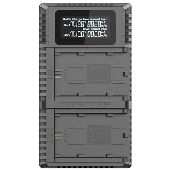 Nitecore USN3PRO Dual-Slot USB Charger For Sony