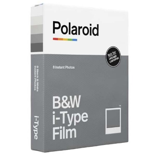 Polaroid i-Type Black & White Film - 8 Instant Photos