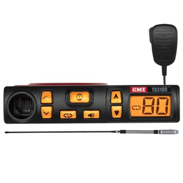 GME TX3100VP 5 Watts UHF In Car Radio Starter Kit