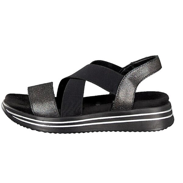 Remonte Womens Sandals Shoes Summer Removable Insole Light Soft - Black EUR 39