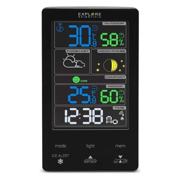 Explore Scientific WSC4009 Touch Key Weather Station