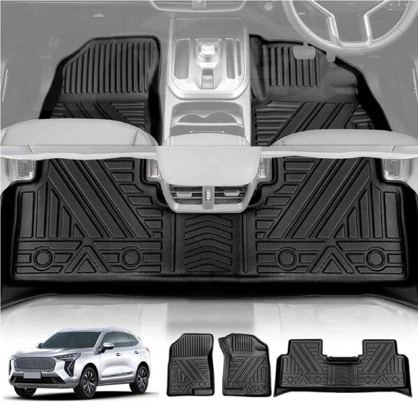 3D Floor Mats for GWM Haval Jolion 2021-Onwards All Weather Heavy Duty Cargo Car Trunk Luggage Tray