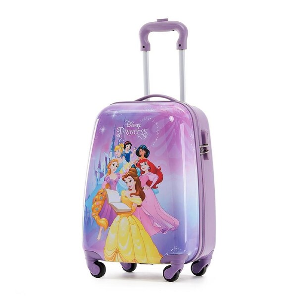 Disney Princesses Kids 45L/17" Onboard Trolley Case Travel Suitcase Luggage