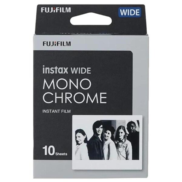 Fujifilm Instax Wide MonoChrome Film - 10 Sheets