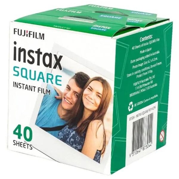 Fujifilm Instax Square Instant Film - 40 Sheets