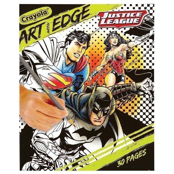 Crayola Art With Edge - Colouring Book - Justice League