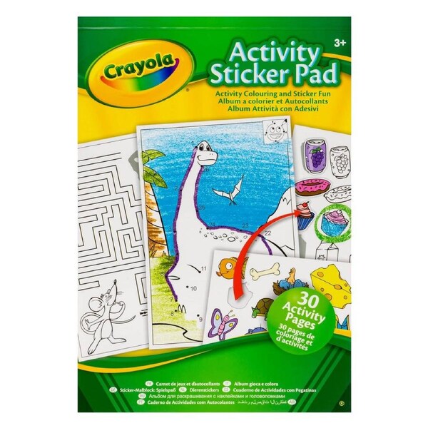 Crayola Activity Sticker Pad - 30 Activity Pages