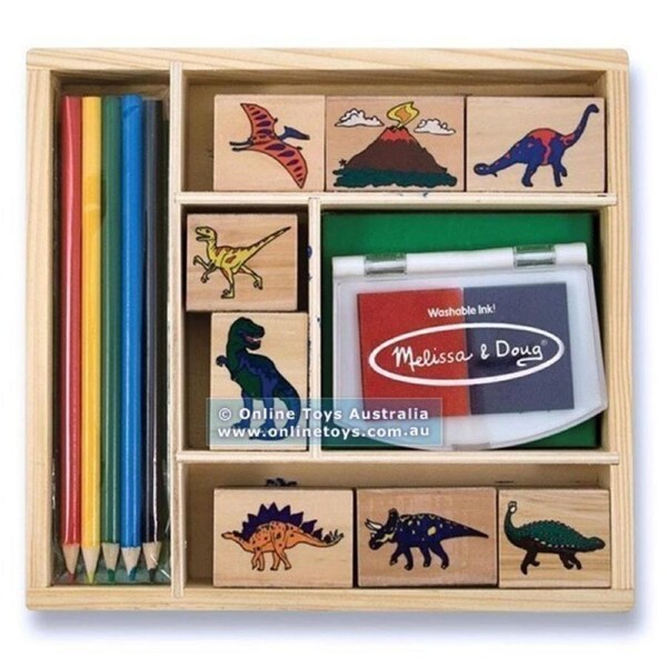 Melissa and Doug - Dinosaur Stamp Set