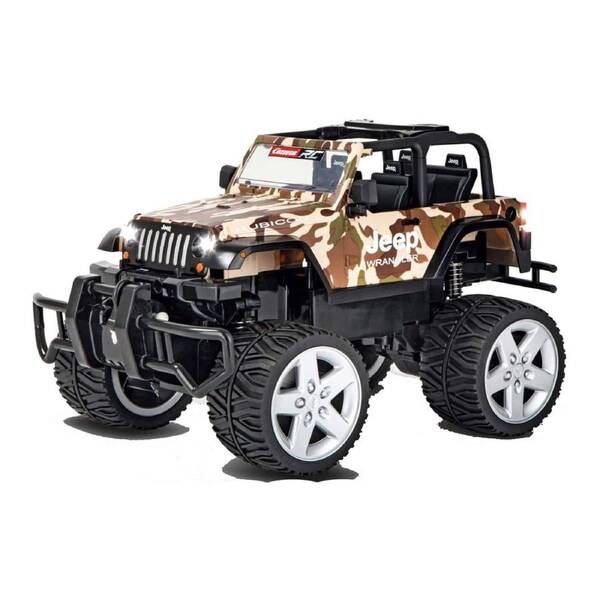 Carrera RC- Jeep Wrangler Rubicon Camouflag with Winch