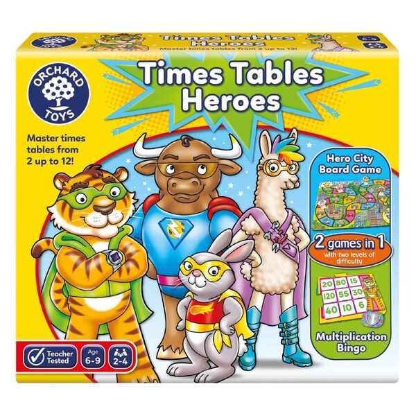 Orchard Toys - Times Table Heroes Game