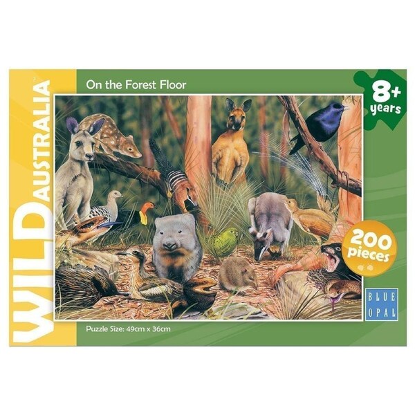 Blue Opal - Wild Australia - On The Forest Floor - 200 Piece Puzzle