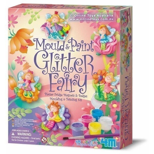 4M - Mould and Paint Glitter Fairies