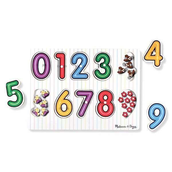 Melissa and Doug - Numbers Peg Puzzle