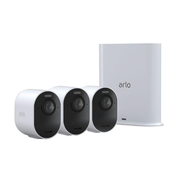 Arlo Ultra 2 Spotlight Camera 3 Camera Pack