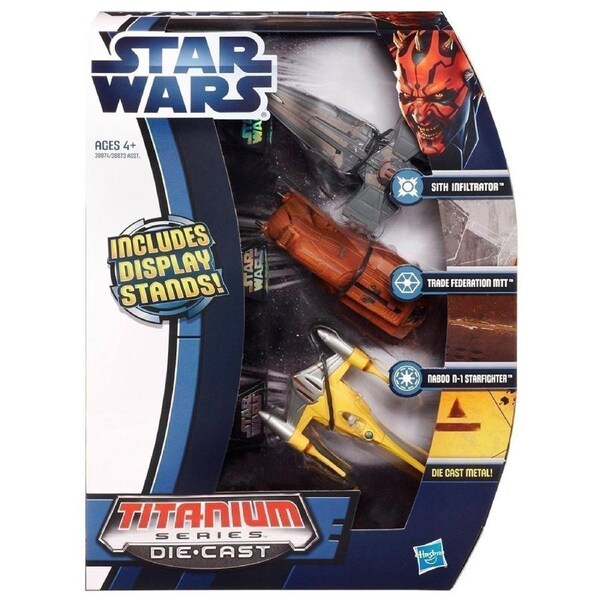 Star Wars - Titanium Series Die-Cast 3 Vehicle Pack 38874