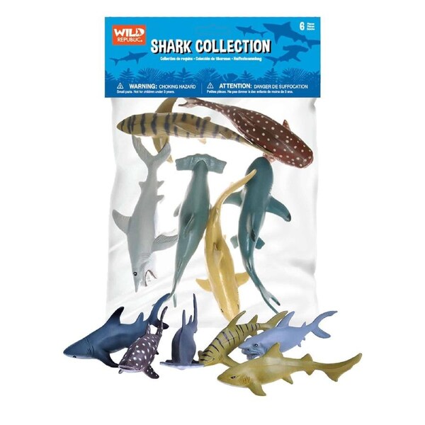 Wild Republic - Large Plastic Shark Collection