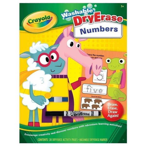 Crayola Dry-Erase Workbook - Numbers