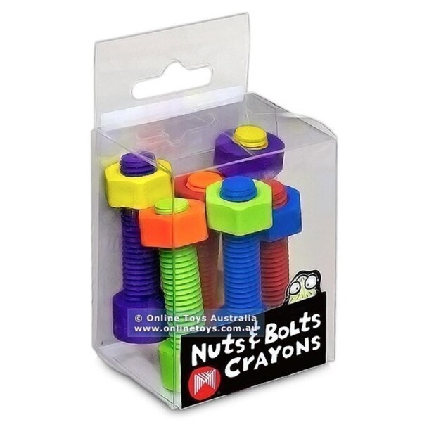 Micador - Nuts and Bolts Crayons - 6 Colours
