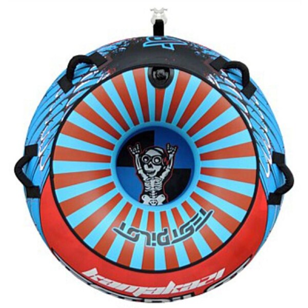 Test Pilot Kamakazi 1 Person Inflatable Towable Water Ski Tube 56" TPKAMA
