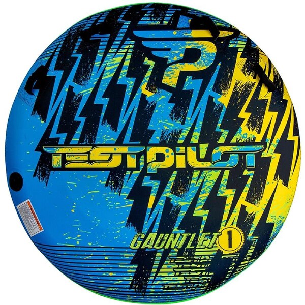 Test Pilot Gauntlet 1-2 Person Inflatable Towable Water Ski Tube 60" TPGAUNT1