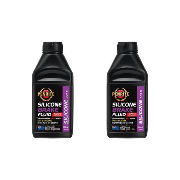 Penrite Silicone Brake Fluid 500ml DOT 5 (Twin Pack) - BFSIL0005