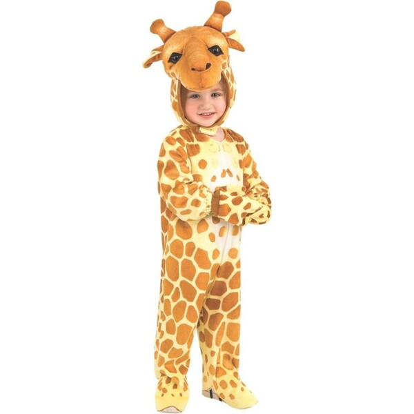 Safari Animal Giraffe Baby Dress Up Halloween Costume w/Hood Size S
