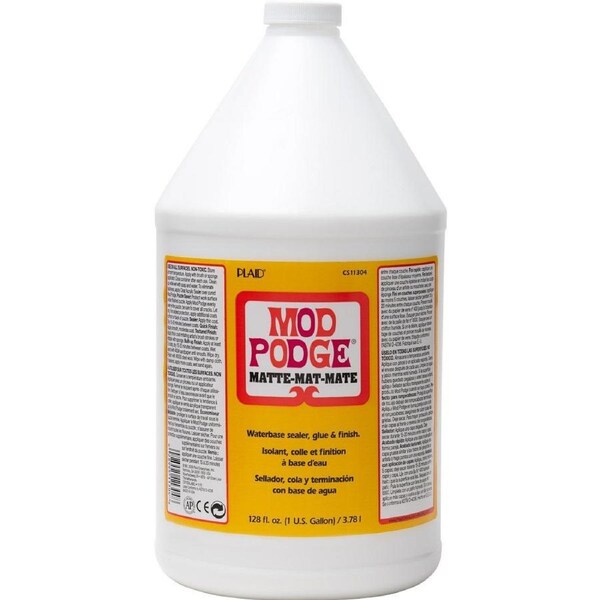 Mod Podge All-In-One Waterbase 3.78L Matte Glue/Sealer/Finish Craft Top Coat