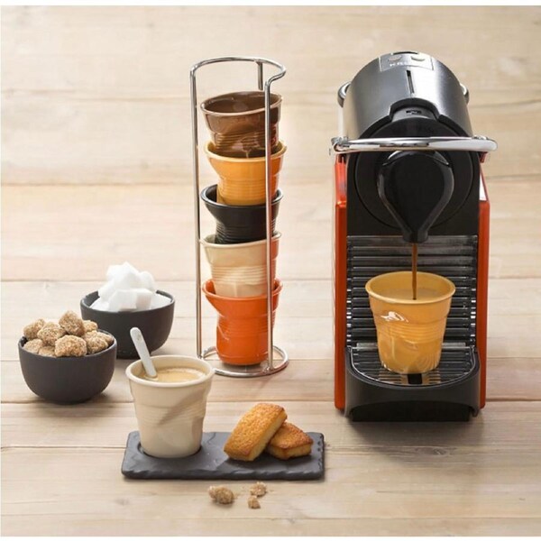 Froisses Expresso Coffee Cup 80ml Set of 6x Grey