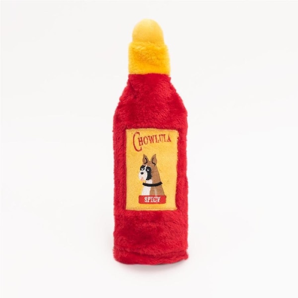 Zippy Paws Hot Sauce Crusherz Crunch & Squeak Dog Toy - Chowlula