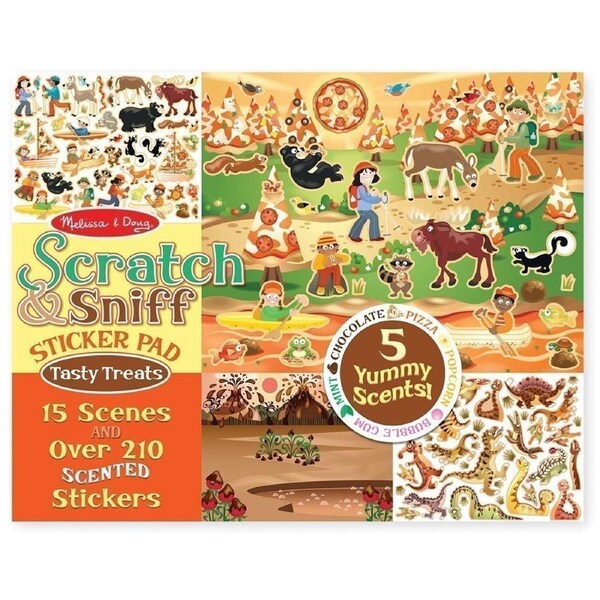 Melissa and Doug - Scratch & Sniff Sticker Pad - Tempting Treats