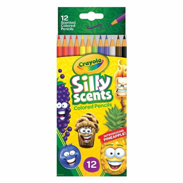 Crayola - Silly Scents Colour Pencils - 12 Pack