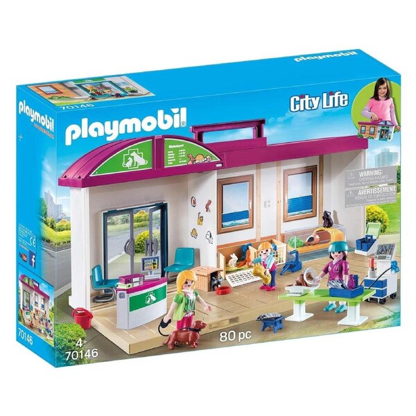 Playmobil - City Life - Take Along Vet Clinic 70146