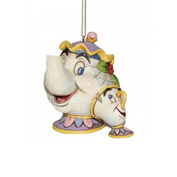 Disney Traditions Mrs Potts and Chip Hanging Ornament