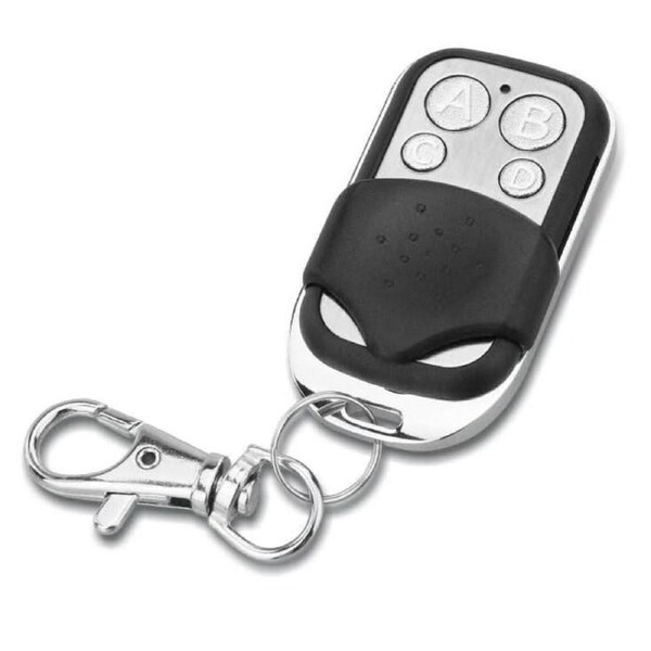 [2 Pack] Universal Replacement Garage Door Car Gate Cloning Remote Control Key Fob 433MHz