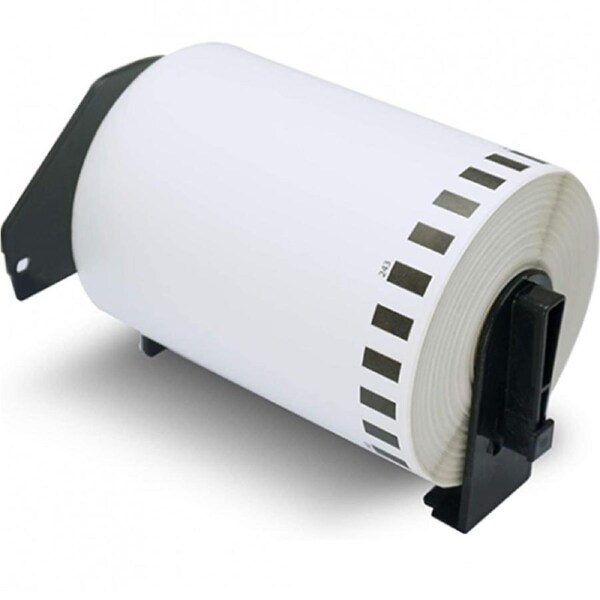 Brother DK-22246 Black on White Compatible Thermal Continuous Paper Label Roll (30.48mx103mm)