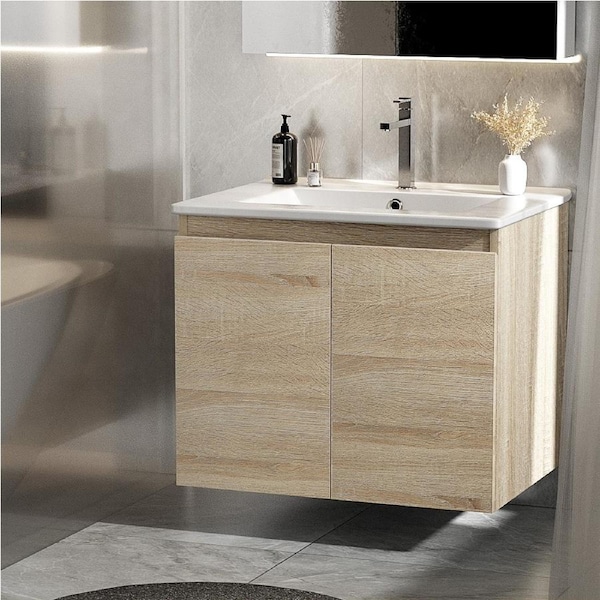 600mm Cefito Vanity Unit with Basin Oak