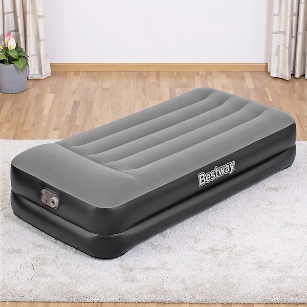 46cm Bestway Air Mattress Single Inflatable Bed Airbed Black