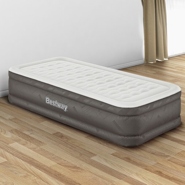 46cm Bestway Air Mattress Single Inflatable Bed Airbed Grey