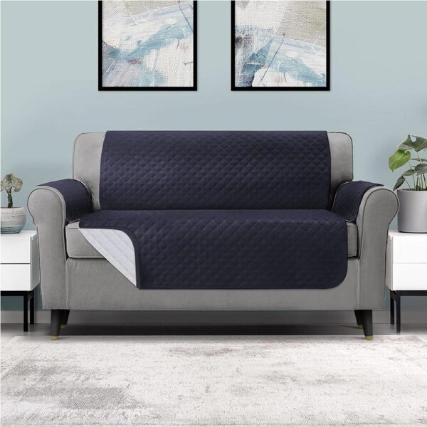 3 Seater Artiss Sofa Cover Couch Covers Water Resistant Dark Grey