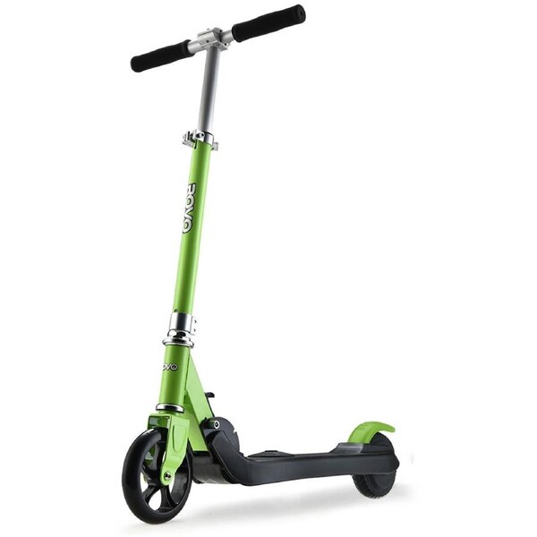 ROVO KIDS Electric Scooter, Ages 5-11, Adjustable Height, Folding, Lithium Battery, Green
