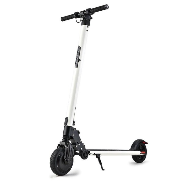 ALPHA Peak Electric Scooter Folding Ride On Commuter for Adults Teens 300W 10Ah, White