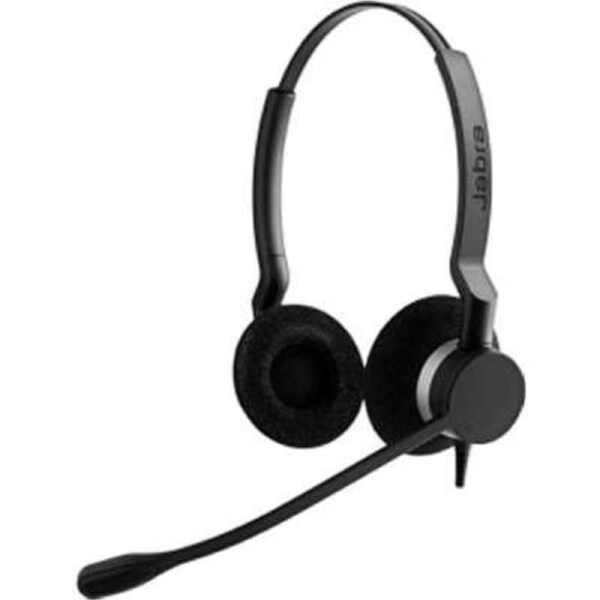Jabra Corded Biz 2300 Uc Duo Headset, Usb-A